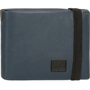 Pepe Jeans. Billetero con goma Marshal Azul marino
