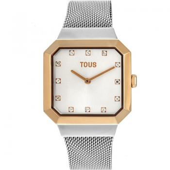 Reloj Tous Karat Squared Acero Rosa 3 ATM