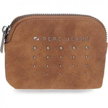 Monedero redondo Holly marrón Pepe Jeans