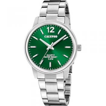 Reloj CALYPSO Para Hombre K5864 Basic Caja de Acero inoxidable 316l Plateado