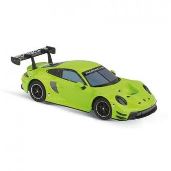 Coche de carreras Porsche 911 GT3 R Verde Ácido