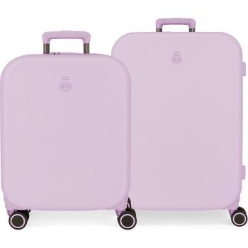 Enso. Juego de maletas Enso Annie lila rígidas 55-70cm
