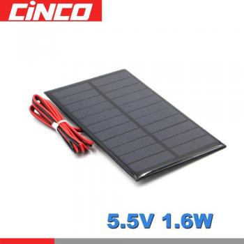 5.5V 1.6W Solar Panel Module for DIY Projects