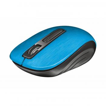 Mouse Wireless Ambidestro Trust Aera 1600DPI Nero e Blu