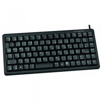 Cherry Tastiera Compatta, Combo (USB + PS / 2), DE, USB+PS / 2, QWERTY, Nero, 1,75m, 0