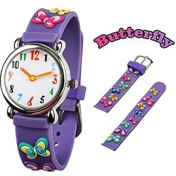 Reloj Infantil Vinmori Mariposa Púrpura