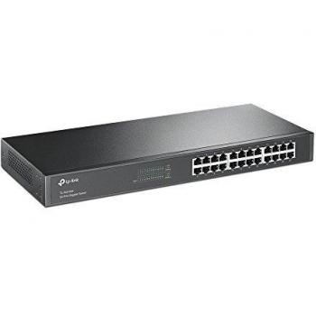 TP-Link TL-SG1024 Switch 24 Porte Gigabit, 10/100/1000 Mbps, Montaggio su Rack, Plug & Play,‎‎ 802.1p/DSCP QoS, Involucro in Metallo Resistente, Installazione Facile, Tecnologia Green Ethernet