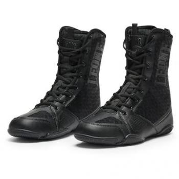 Leone1947 Zapatos de Boxeo Profesional Negro EU 38