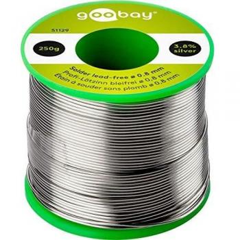 Saldatore Professionale Goobay Senza Piombo 0,8 mm 250 g