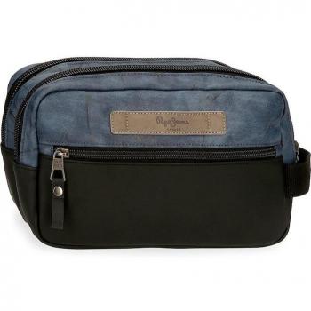 Pepe Jeans Neceser Ocean Dos Compartimentos Negro