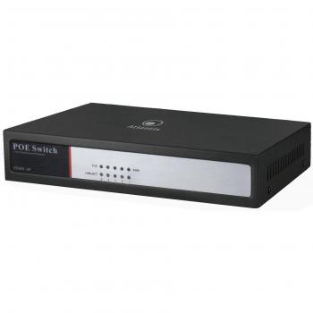 Atlantis Land NetPower F5PoE 4-A Switch Fast Ethernet (10/100) Supporto Power Over Ethernet (Poe) Nero
