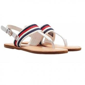 Sandalias Mujer Tommy Hilfiger Modelo Flat Sandal Corporate