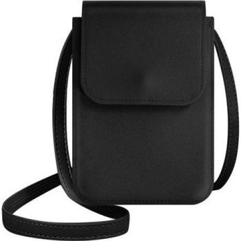 Bolsito Bandolera Negro para Smartphone y Tarjetas