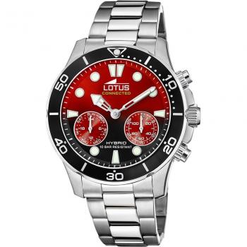 Reloj De Hombre Lotus Connected Con Esfera Roja 18800/7