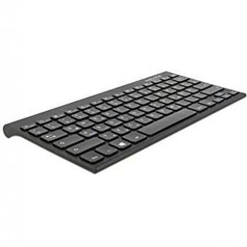 Tastiera Bluetooth QWERTZ Tedesca Nera