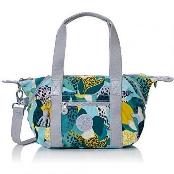 Kipling Art Mini, Bolso de Mano para Mujer, Multicolor (Urban Jungle), Talla única