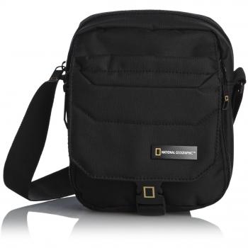 National Geographic Bolso Bandolera, Adultos Unisex, Negro (Negro), Talla Única