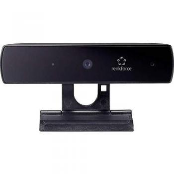 Webcam Renkforce FULL-HD 1080p 30fps microfono integrato per Skype e Microsoft Teams