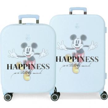 Juego de maletas Disney 100 Happiness Turquesa 55/70 cm