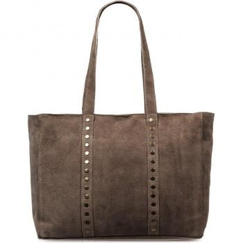 Bolso de Hombro Alonte de Piel Gamuza