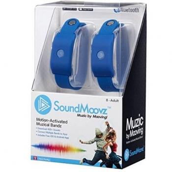 Soundmoovz 41239 Set De 2 Pulseras Muzic By Mooving Para Crear Y Componer Sonidos Y Música, Azul