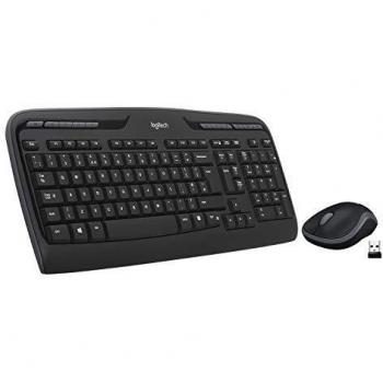 Logitech MK330 Wireless Keyboard and Mouse Set with Dutch-Belgian Layout