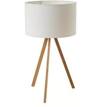 Lámpara Mesa Natural Triángulo Bambú 40W