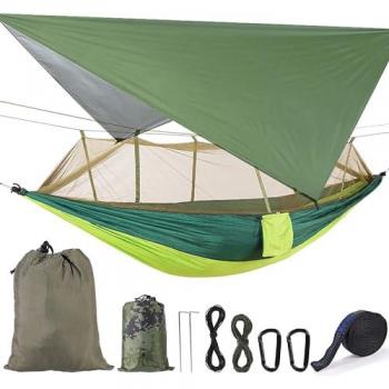 COSHANO Hamaca con Mosquitera Impermeable Ultraligera