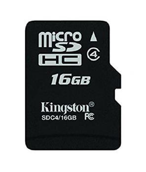 MicroSD Kingston SDC4/16 GB con adattatore SD