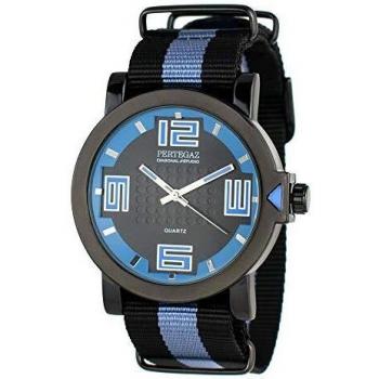 Pertegaz Reloj Analógico para Hombres de Cuarzo con Correa en Nylon PDS-023-NA