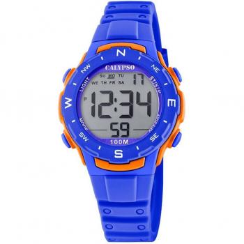 Reloj Calypso Digital Crush K5801/3 Digital Correa De Caucho, Infantil