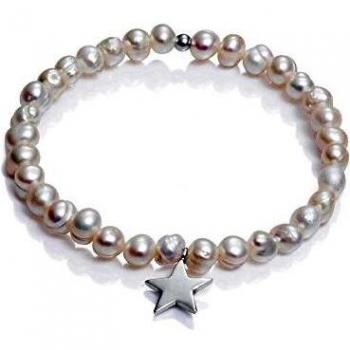 Pulsera Viceroy Comunión Niña 6008P000-60 Perlas y Estrella de Plata de Ley