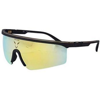 Police SPLA28 Lewis 07 Gafas de sol Unisex Negro y Amarillo