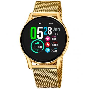 Smartwatch Lotus 50003/a Correa De Acero Inoxidable 316l, Bluetooth, Mujer