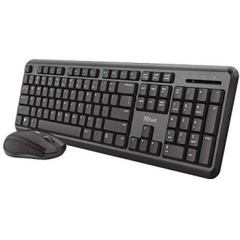 Trust Tastiera + Mouse Wireless ODY 23943