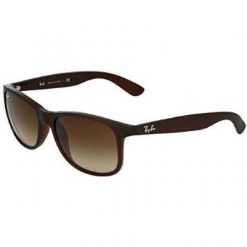 Rayban Andy Nylon Frame Brown Gradient Lens Unisex Sunglasses RB4202 607313 55-17