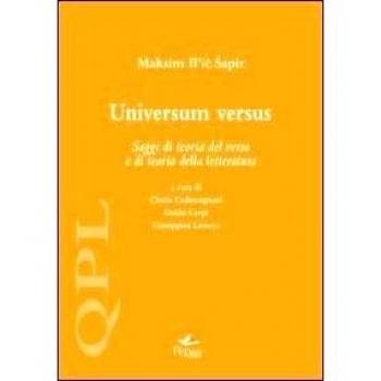 Universum versus. Saggi di teoria del verso e di teoria della letteratura