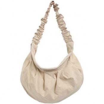 Bolso Hobo Coreano de Lona para Mujer