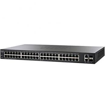 Cisco SG220-50 con 50 porte Gigabit Ethernet (GbE) con 2 porte Gigabit Ethernet combinate mini-GBIC SFP, protezione limitata a vita (SG220-50-K9-EU)