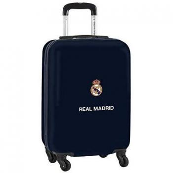 Safta 612034851 Trolley Cabina 20, Maleta Real Madrid CF, Azul Marino