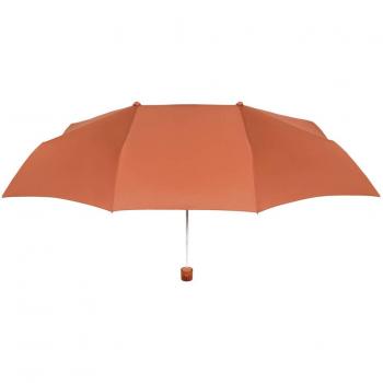Practico y Original Paraguas Vogue Plegable para Dos Personas, con Proteccion Solar, Antiviento y Acabado Teflon Que repels el Agua. Llevatelo de Viaje. (Naranja Suave)