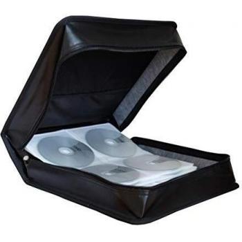 BOX93 custodia CD/DVD Custodia a borsellino 200 dischi Nero