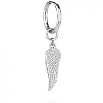 Pendientes Piti de Acero Plateado para Hombre