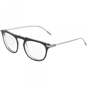 Dolce & Gabbana 0DG3318 Monturas de Gafas para Hombre, Negro sobre Cristal, 50
