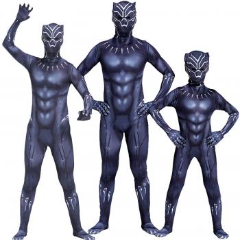 Waytogo Disfraz Mono de Black Panther para Niños