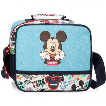 Neceser Disney Mickey Be Cool azul con bandolera