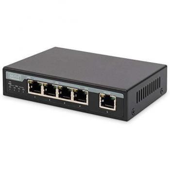 Commutatore 5 porte PoE gestito Fast Ethernet DN-95320