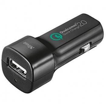 Trust Urban Caricabatteria da Auto Ultra Rapido per Telefoni Intelligenti ed Tablet, Nero