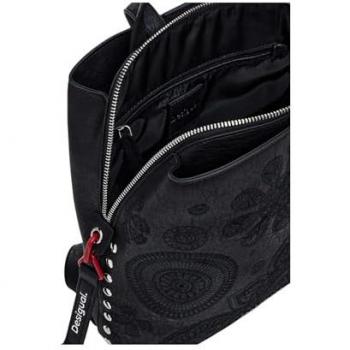 Mochila Mini Déjà Vu Sumy Negra para Mujer