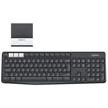 Logitech K375s Wireless Keyboard, American QWERTY Layout, Grey